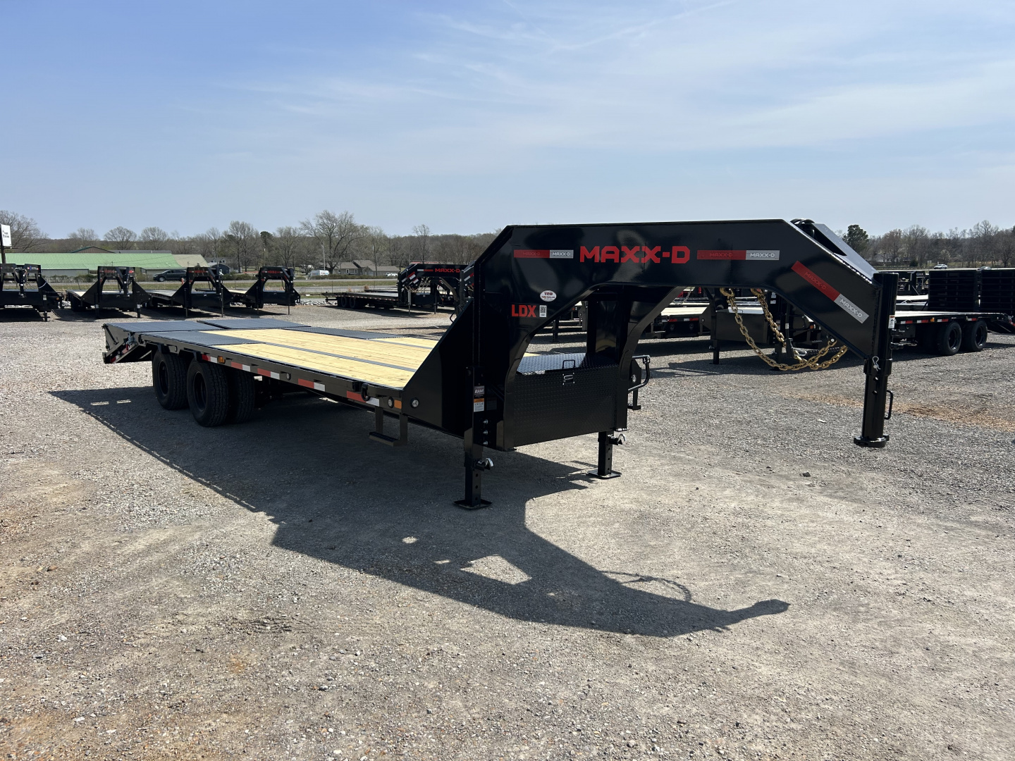 New 2026 MAXXD Gooseneck Flatbed Trailer | 102" x 25' 25K GVWR