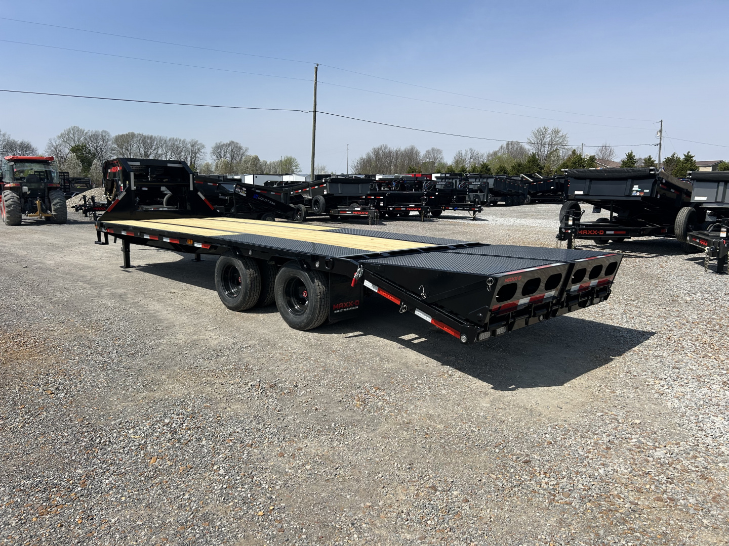 New 2026 MAXXD Gooseneck Flatbed Trailer | 102" x 25' 25K GVWR