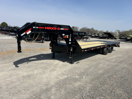 New 2026 MAXXD Gooseneck Flatbed Trailer | 102  x 25' 25K GVWR