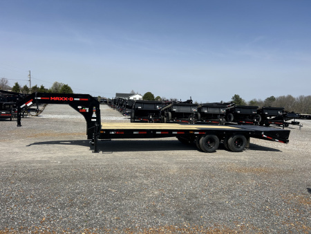 New 2026 MAXXD Gooseneck Flatbed Trailer | 102" x 25' 25K GVWR