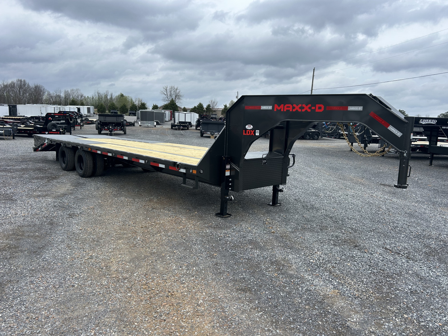 New 2026 MAXXD Gooseneck Flatbed Trailer | 102" x 28' 25K GVWR