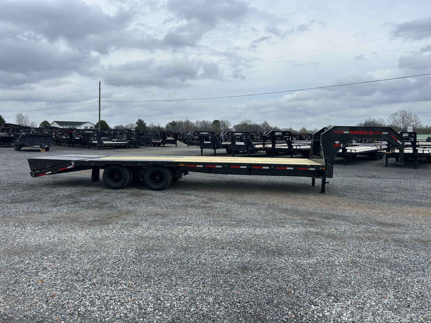 New 2026 MAXXD Gooseneck Flatbed Trailer | 102" x 28' 25K GVWR