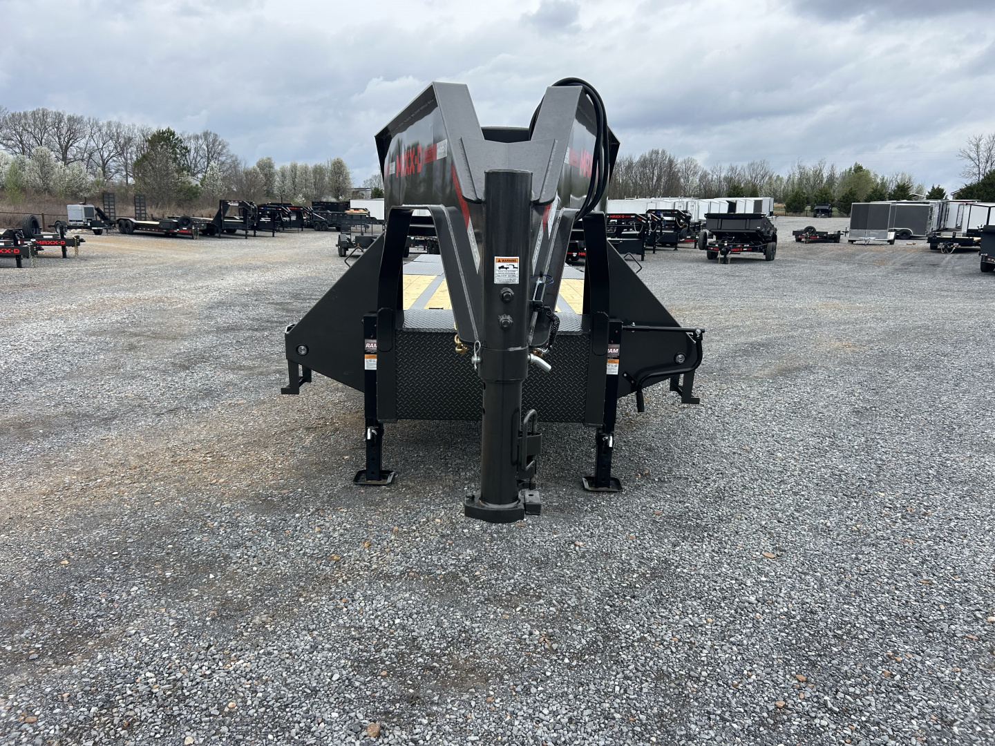 New 2026 MAXXD Gooseneck Flatbed Trailer | 102" x 28' 25K GVWR