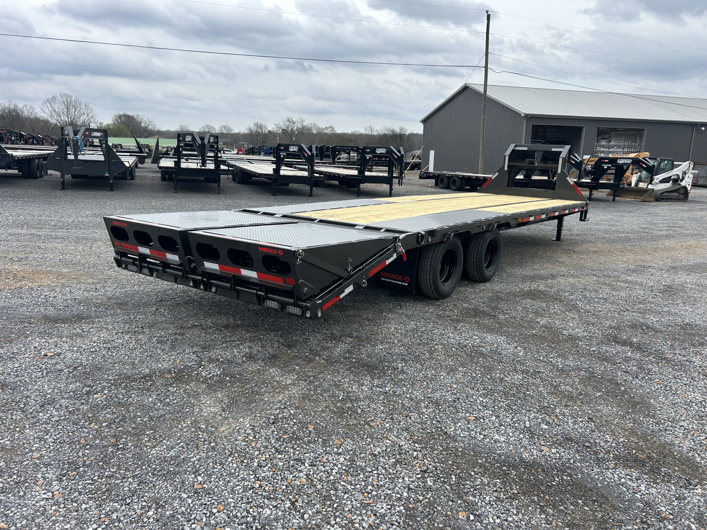 New 2026 MAXXD Gooseneck Flatbed Trailer | 102" x 28' 25K GVWR