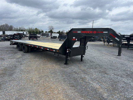 New 2026 MAXXD Gooseneck Flatbed Trailer | 102" x 28' 25K GVWR