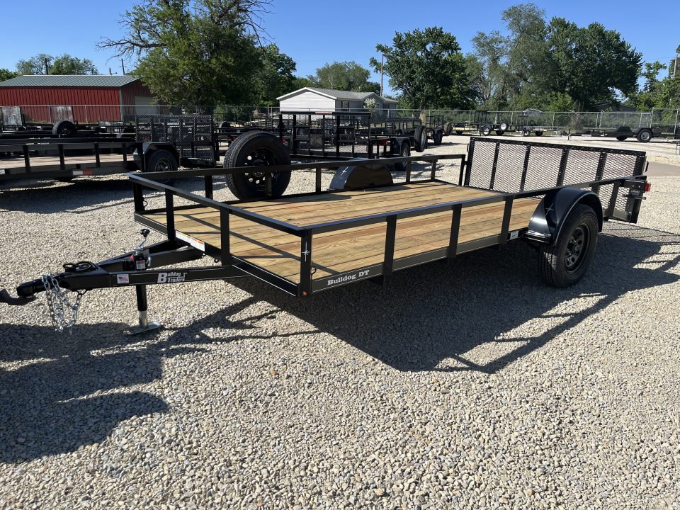 New 2026 Bulldog 82"x14' Single Axle Dovetail Utility Trailer