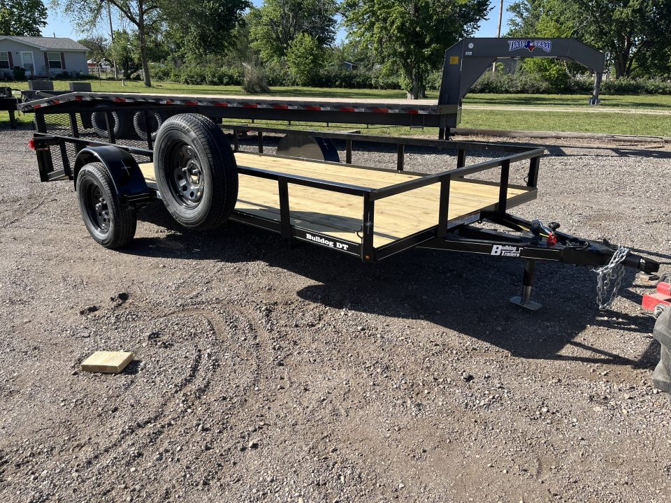 New 2026 Bulldog 76"x14' Single Axle Dovetail Utility Trailer