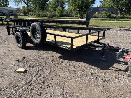 New 2026 Bulldog 76 x14' Single Axle Dovetail Utility Trailer