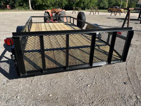 New 2026 Bulldog 76"x14' Single Axle Dovetail Utility Trailer