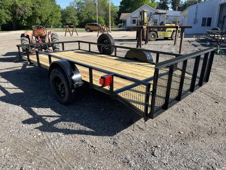 New 2026 Bulldog 76"x14' Single Axle Dovetail Utility Trailer