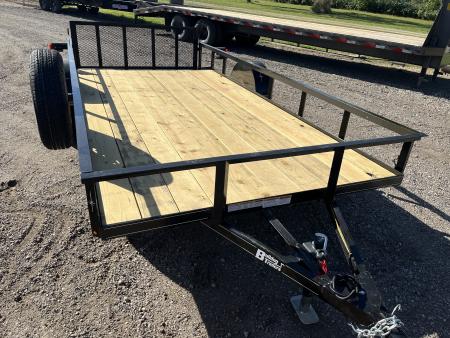 New 2026 Bulldog 76"x14' Single Axle Dovetail Utility Trailer