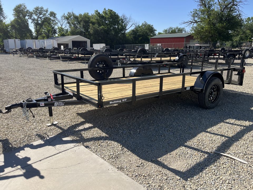 New 2026 Bulldog 76"x14' Single Axle Dovetail Utility Trailer