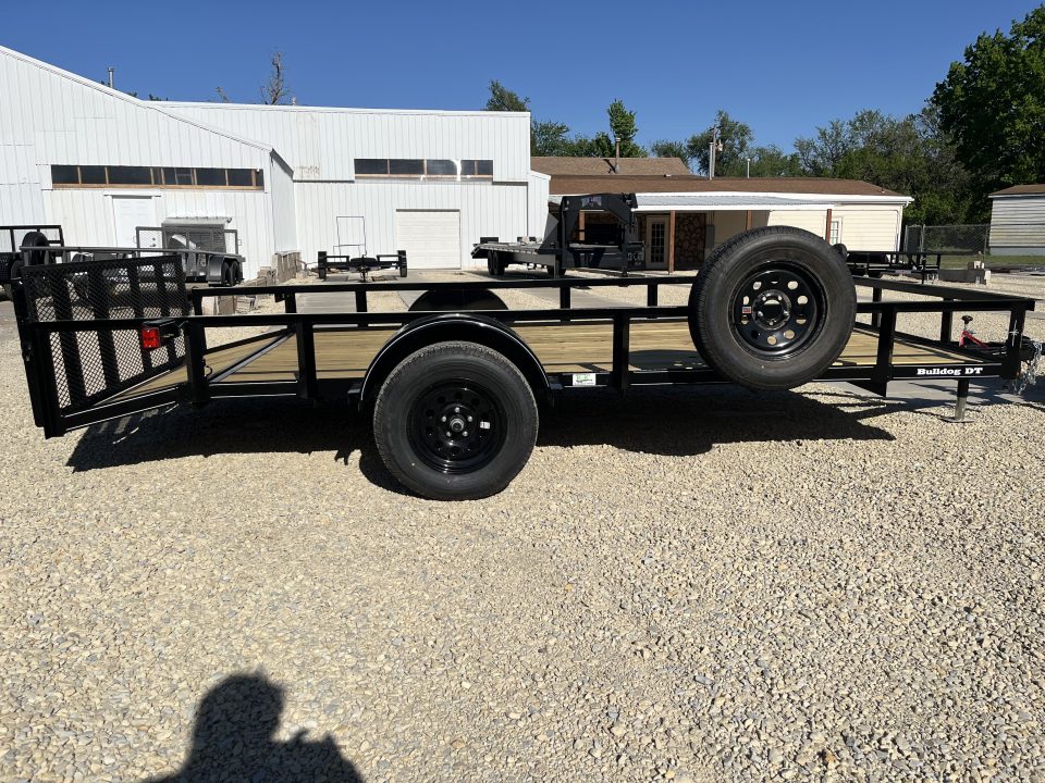 New 2026 Bulldog 76"x14' Single Axle Dovetail Utility Trailer