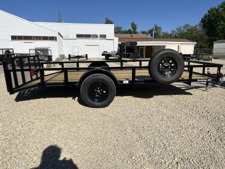 New 2026 Bulldog 76"x14' Single Axle Dovetail Utility Trailer