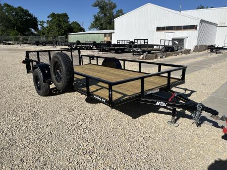 New 2026 Bulldog 76"x14' Single Axle Dovetail Utility Trailer