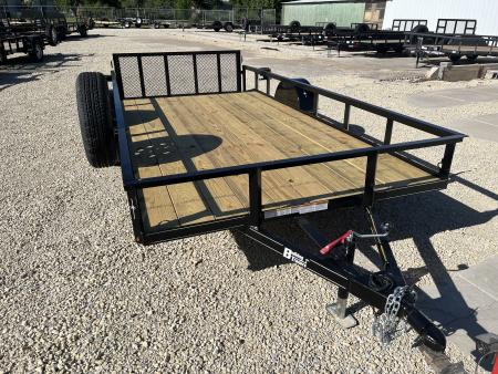 New 2026 Bulldog 76"x14' Single Axle Dovetail Utility Trailer