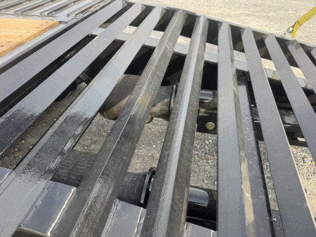 New 2026 Behnke 102"x27' 20 TON Pintle Hitch Tag Trailer *AIR RAMPS*