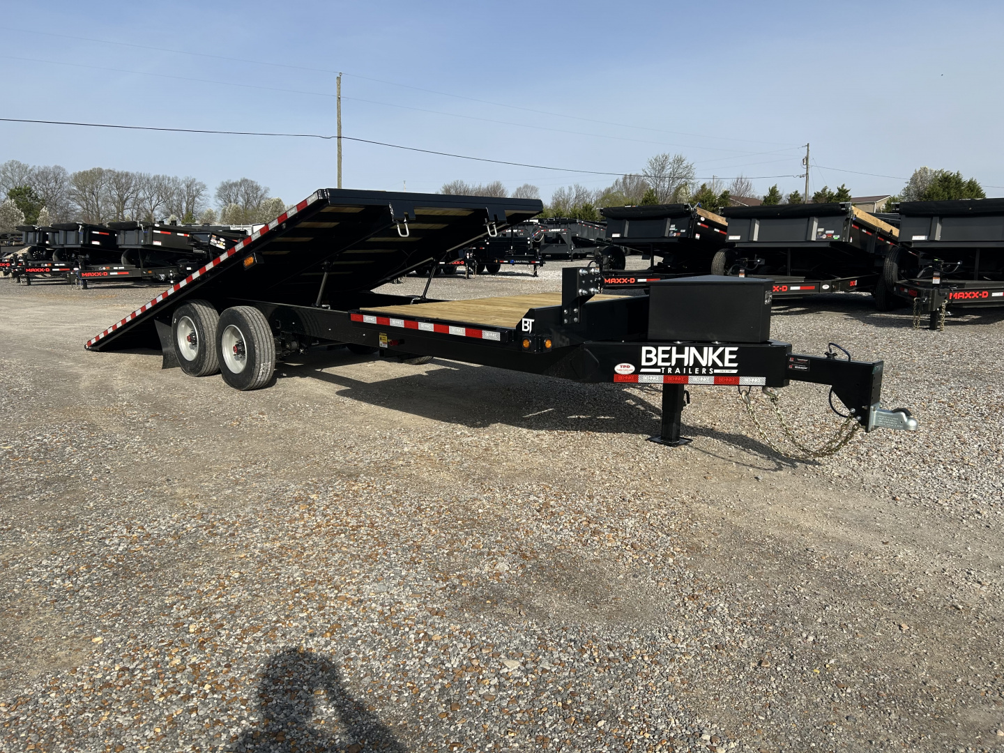 New 2026 Behnke 102" x 24' 20k Deckover Hybrid Tilt Trailer
