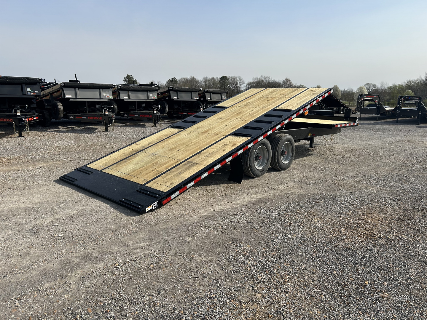 New 2026 Behnke 102" x 24' 20k Deckover Hybrid Tilt Trailer