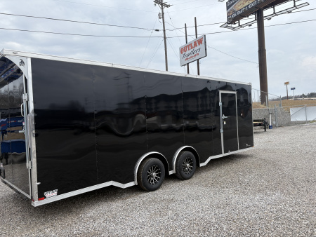 New Outlaw 8.5x24 10K Torsion Spread Black W/ L Escape Door