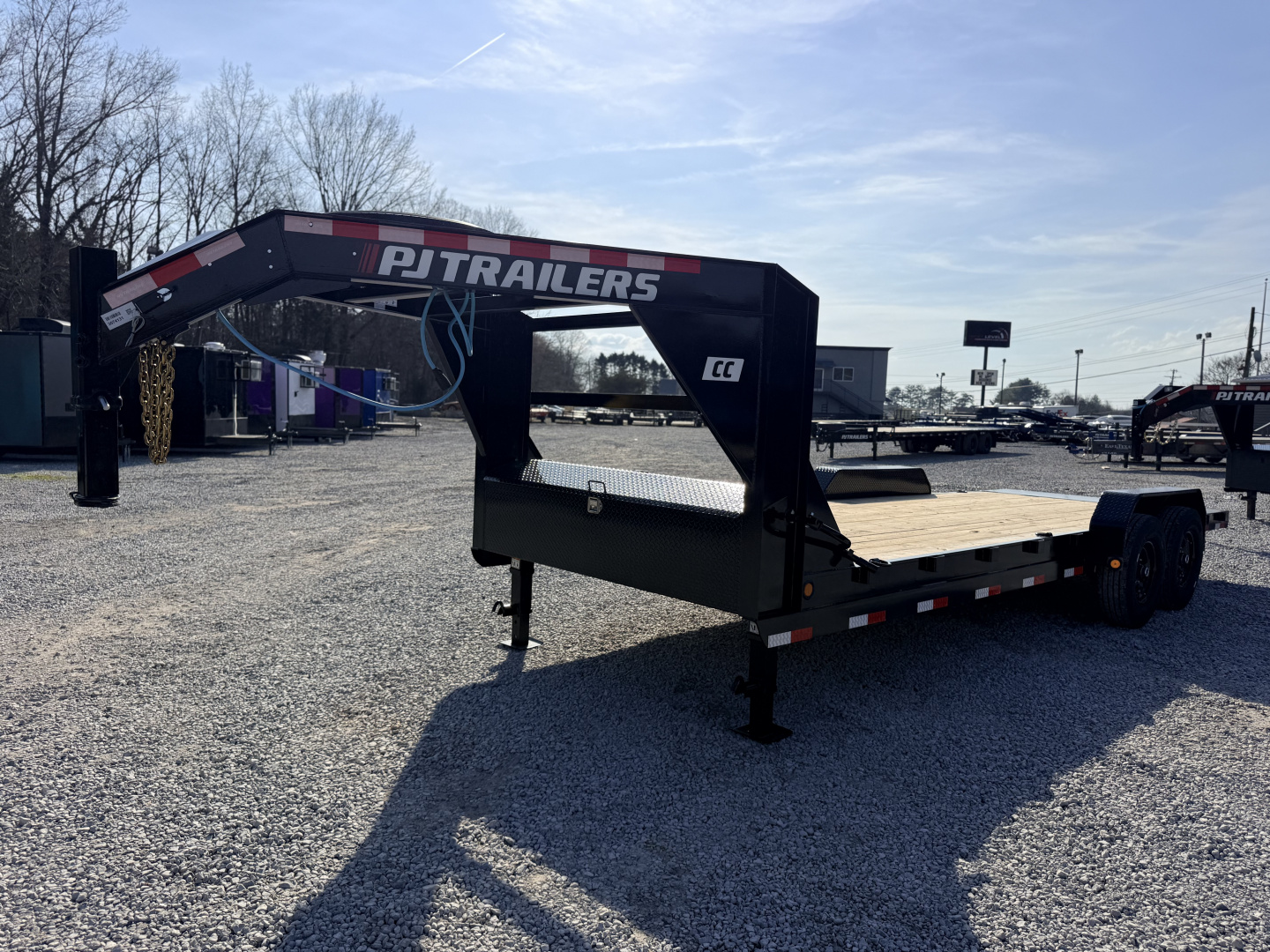 New 2026 PJ Trailers 7X22 GOOSENECK EQUIPMENT TRAILER 15680 GVWR Flatbed Trailer