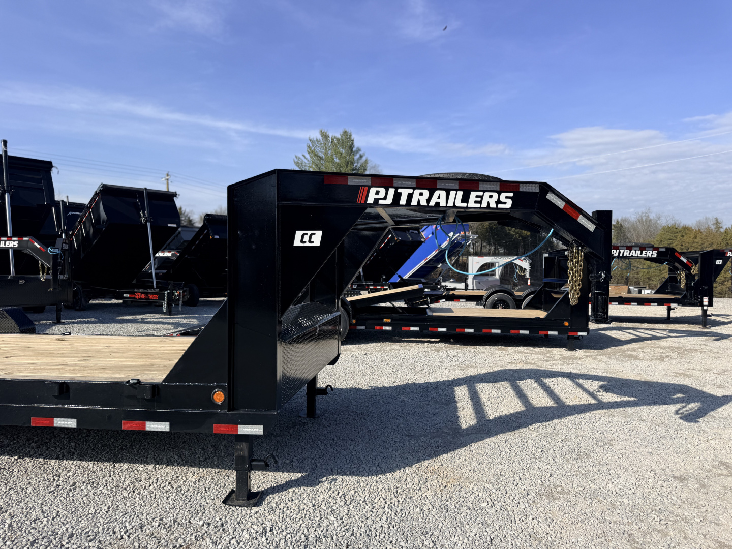 New 2026 PJ Trailers 7X22 GOOSENECK EQUIPMENT TRAILER 15680 GVWR Flatbed Trailer