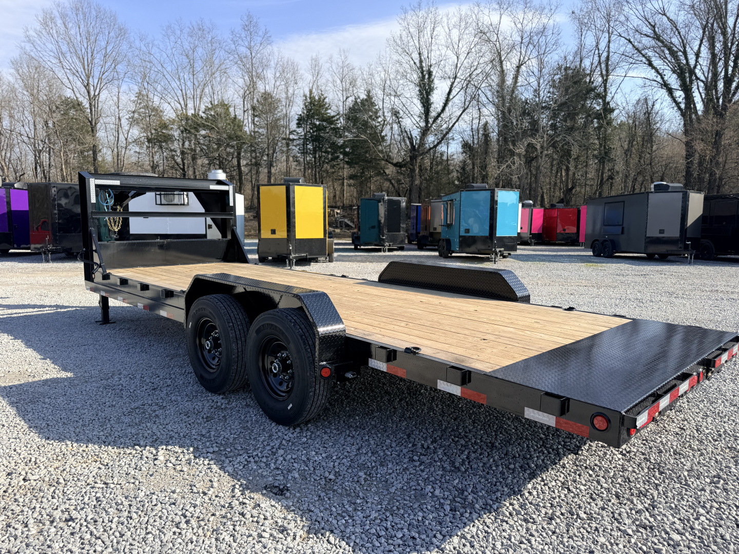 New 2026 PJ Trailers 7X22 GOOSENECK EQUIPMENT TRAILER 15680 GVWR Flatbed Trailer