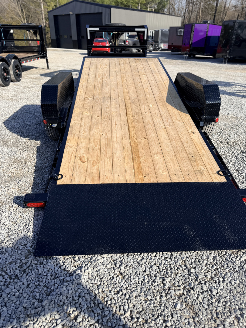 New 2026 PJ Trailers 7X24 GOOSENECK GRAVITY TILT 15680 GVWR Flatbed Trailer