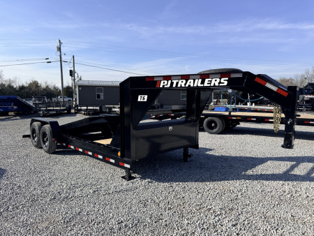 New 2026 PJ Trailers 7X20 GOOSENECK GRAVITY TILT 15680 GVWR Equipment Trailer