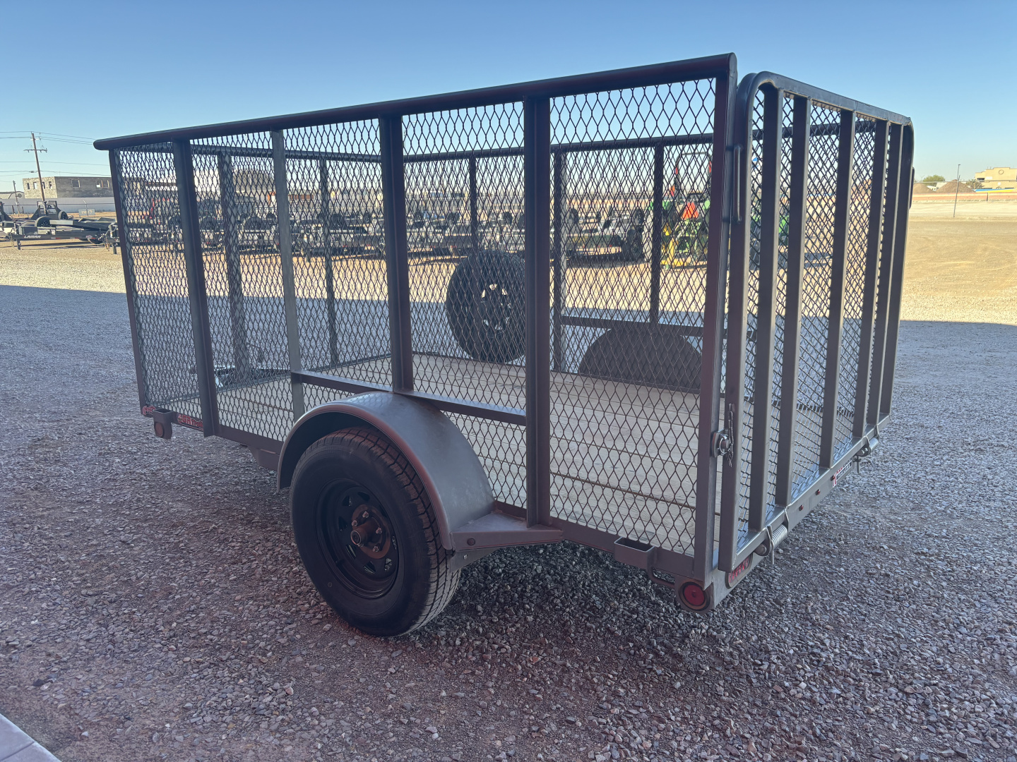 New 2026 GR Trailers 6X10 3K 4'EXP METAL SIDES Utility Trailer