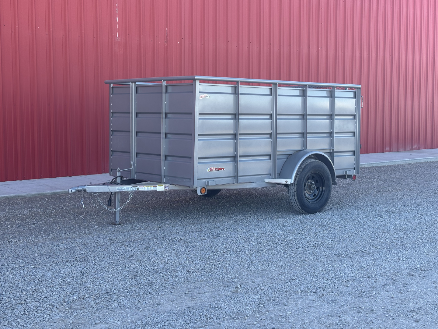 New 2026 GR Trailers 6X10 3K 4' CLOSED METAL SIDES Utility Trailer