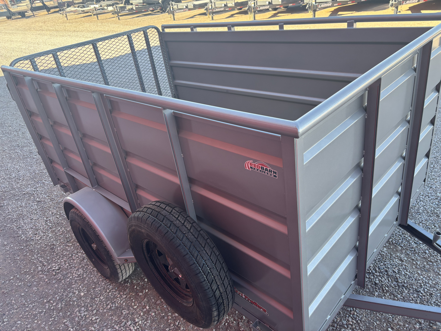 New 2026 GR Trailers 6X10 3K 4' CLOSED METAL SIDES Utility Trailer
