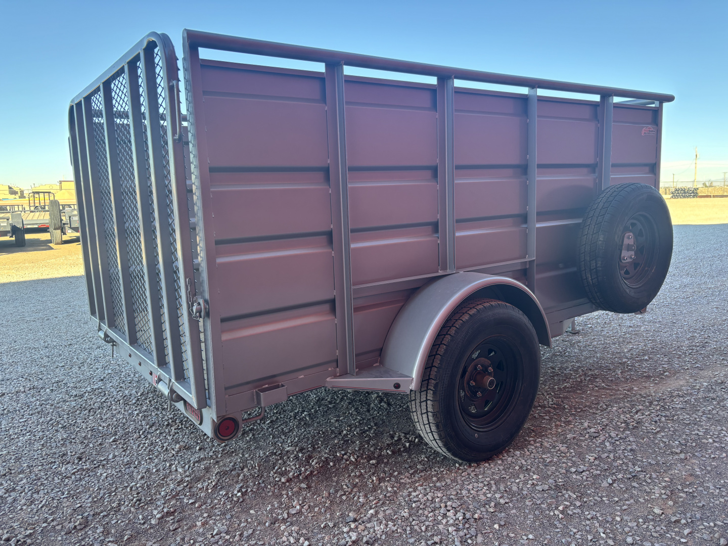 New 2026 GR Trailers 6X10 3K 4' CLOSED METAL SIDES Utility Trailer