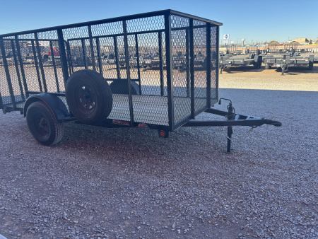 New 2026 GR Trailers 6X12 3K 4' EXP MTL SIDES Utility Trailer