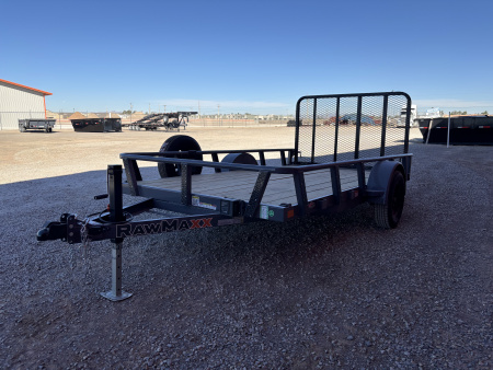 New 2026 RawMaxx UTX-12'X77  SINGLE AXLE UTILITY TRAILER Utility Trailer