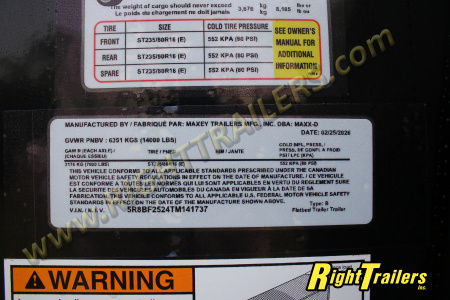 New 2026 8.5X25 MAXX-D GOOSENECK EQUIPMENT TRAILER