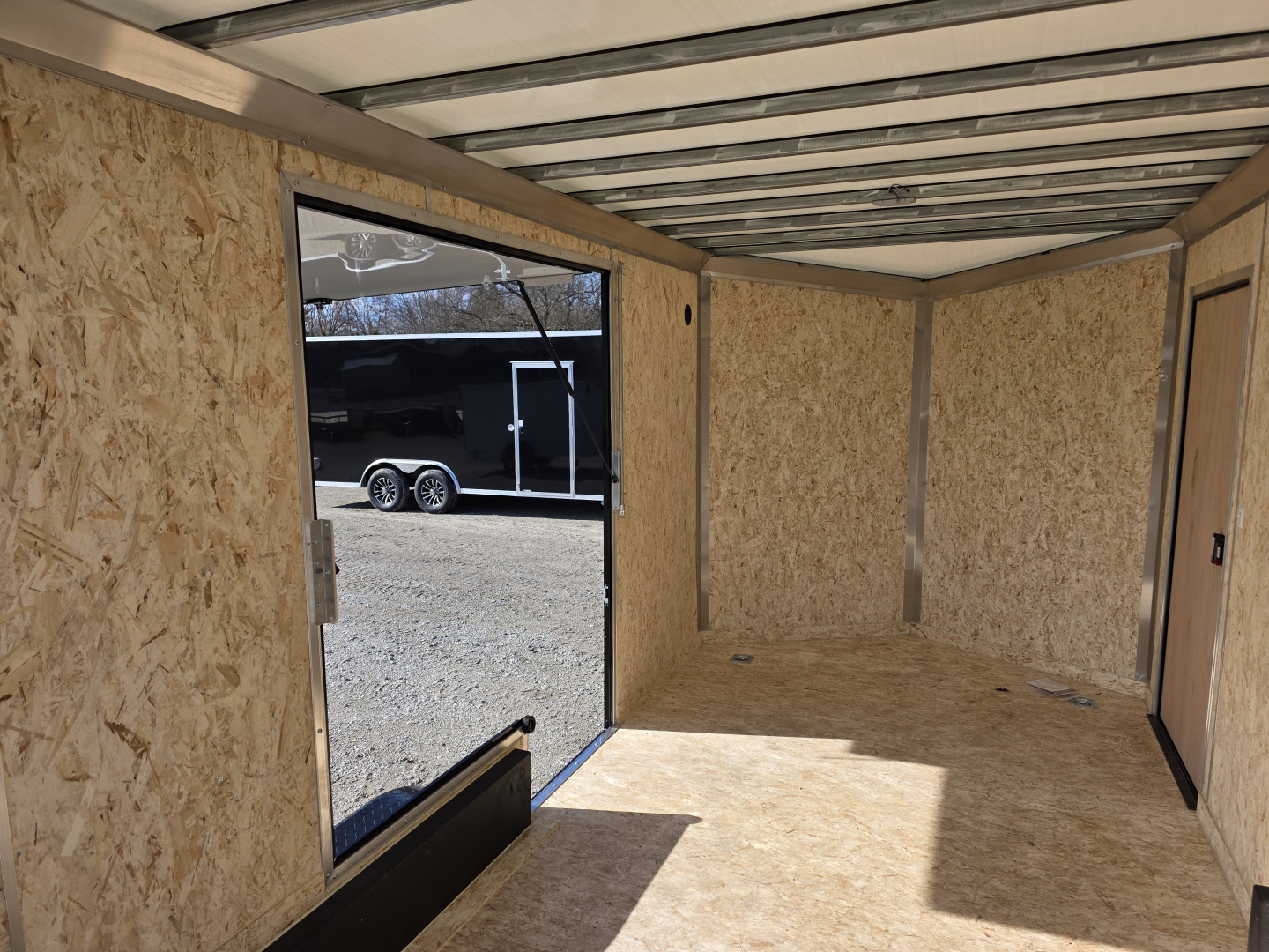 New 2026 Formula Trailers 7.5X16 UTV SXS ESCAPE DOOR BLACKOUT SCREWLESS GOLF CART Cargo / Enclosed Trailer