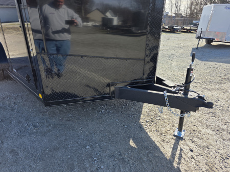 New 2026 Formula Trailers 7.5X16 UTV SXS ESCAPE DOOR BLACKOUT SCREWLESS GOLF CART Cargo / Enclosed Trailer