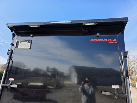 New 2026 Formula Trailers 7.5X16 UTV SXS ESCAPE DOOR BLACKOUT SCREWLESS GOLF CART Cargo / Enclosed Trailer