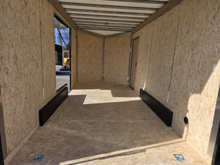 New 2026 Formula Trailers 7.5X16 UTV SXS ESCAPE DOOR BLACKOUT SCREWLESS GOLF CART Cargo / Enclosed Trailer