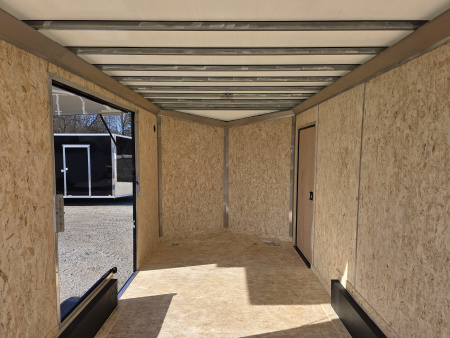 New 2026 Formula Trailers 7.5X16 UTV SXS ESCAPE DOOR BLACKOUT SCREWLESS GOLF CART Cargo / Enclosed Trailer