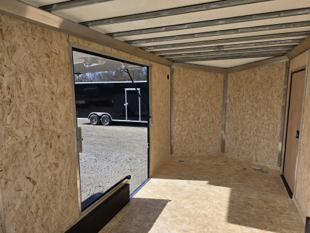 New 2026 Formula Trailers 7.5X16 UTV SXS ESCAPE DOOR BLACKOUT SCREWLESS GOLF CART Cargo / Enclosed Trailer