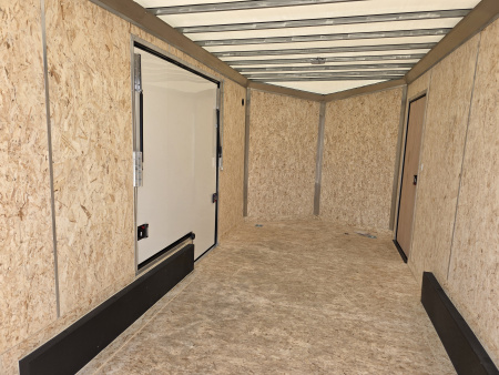 New 2026 Formula Trailers 7.5X16 UTV SXS ESCAPE DOOR BLACKOUT SCREWLESS GOLF CART Cargo / Enclosed Trailer