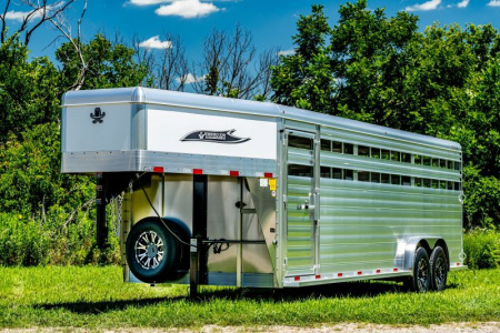 New 2026 Titan Aluminum Stock Trailer