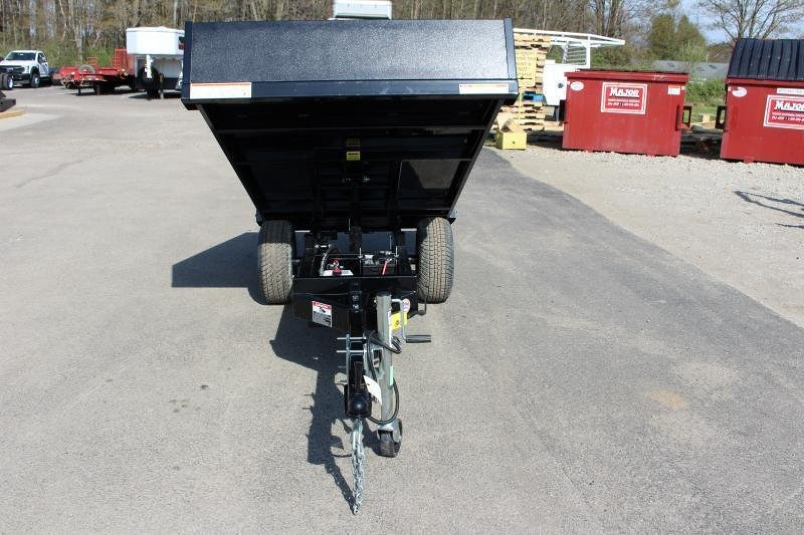New 2026 SURE-TRAC 4.5' X 8' Deckover Utility Hydraulic Dump Trailer - 2990# GVW