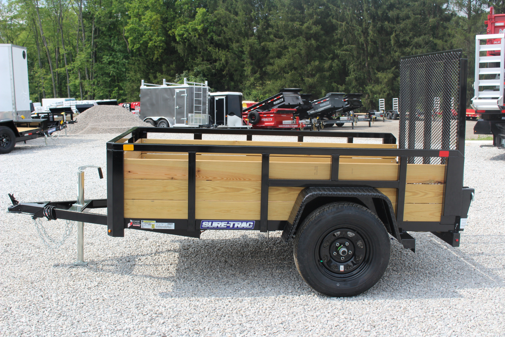 New 2026 Sure-Trac 5' x 8' 3-Board Utility Trailer - 2990# GVW