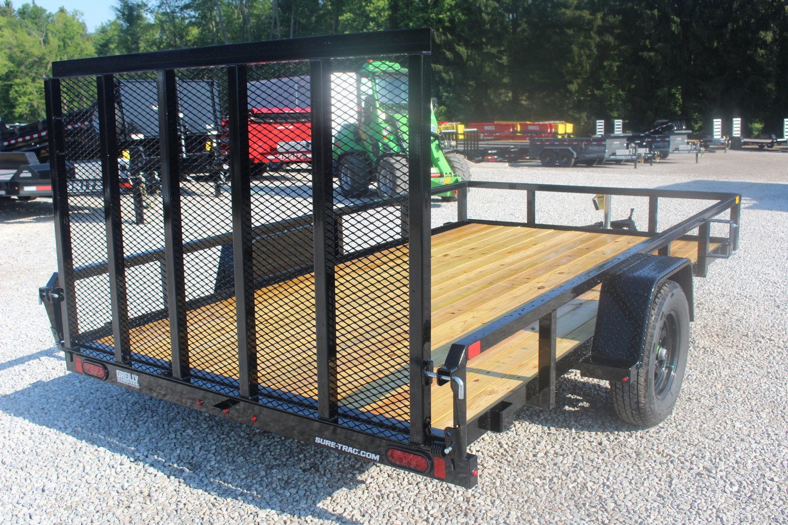 New 2026 Sure-Trac 7' x 12' Single Axle Tube Top Utility Trailer - 2990# GVW