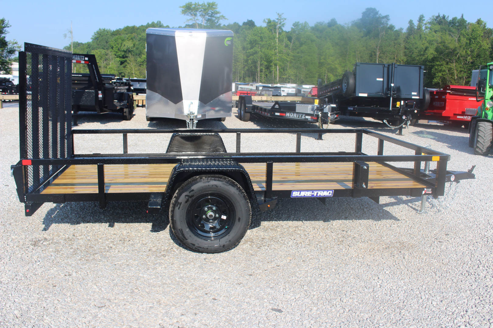 New 2026 Sure-Trac 7' x 12' Single Axle Tube Top Utility Trailer - 2990# GVW