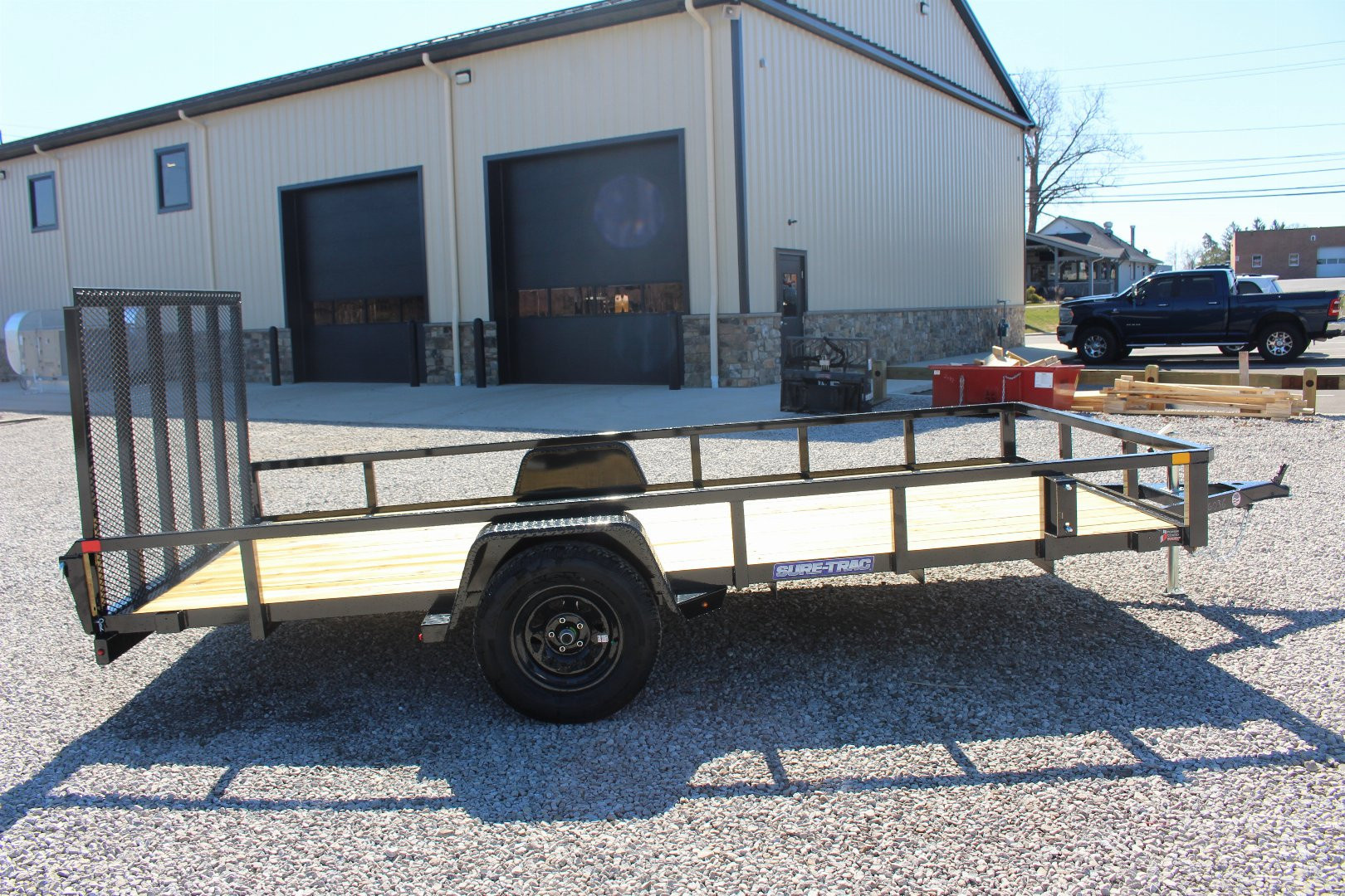 New 2026 Sure-Trac 7' x 14' Single Axle Tube Top Utility Trailer - 2990# GVW