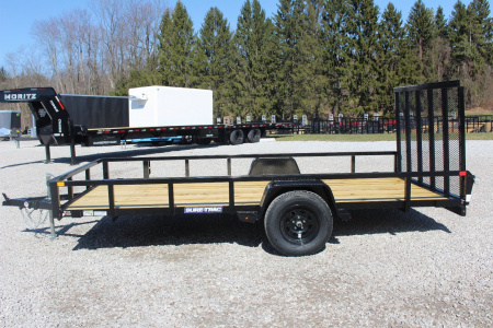 New 2026 Sure-Trac 7' x 14' Single Axle Tube Top Utility Trailer - 2990# GVW